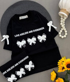 تیشرت تک محرمی دخترانه سایز۳۵تا۶۵🖤مناسب ۶ماه تا۱۵سال
